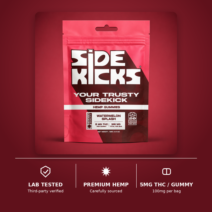 Watermelon Splash Hemp THC Gummies