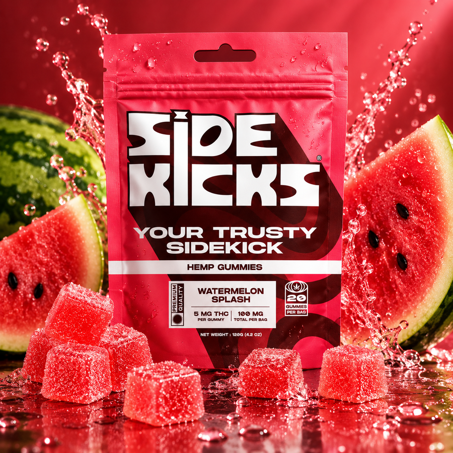 Watermelon Splash Hemp THC Gummies